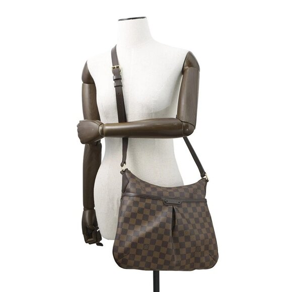 LOUIS VUITTON Bloomsbury Size PM Damier Ebene Canvas Red - Picture 4 of 15